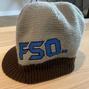 Korean visor beanie